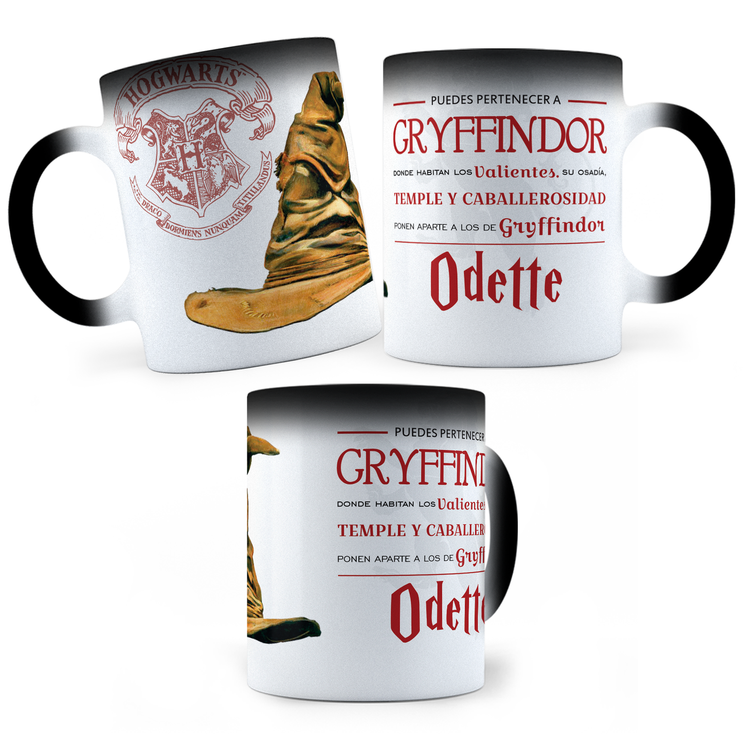 Taza Mágica Personalizada Gryffindor Harry Potter -  Térmica 11 oz (320 ml)