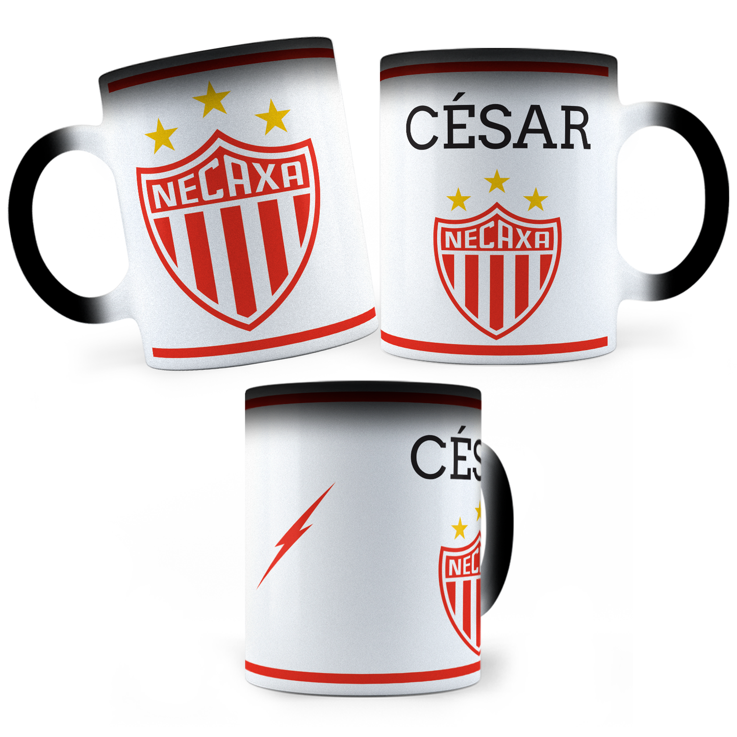 Taza Mágica Necaxa Personalizada -  Térmica 11 oz (320 ml)
