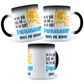 Taza Mágica Bati Papá - Térmica 11 oz (320 ml)