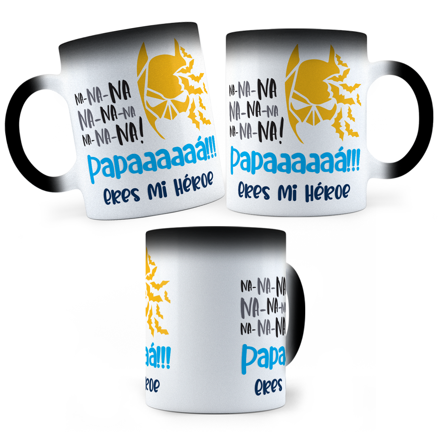 Taza Mágica Bati Papá - Térmica 11 oz (320 ml)