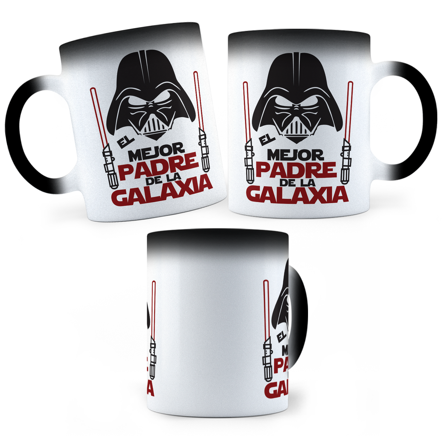 Taza Mágica El Mejor Padre de la Galaxia - Térmica 11 oz (320 ml)