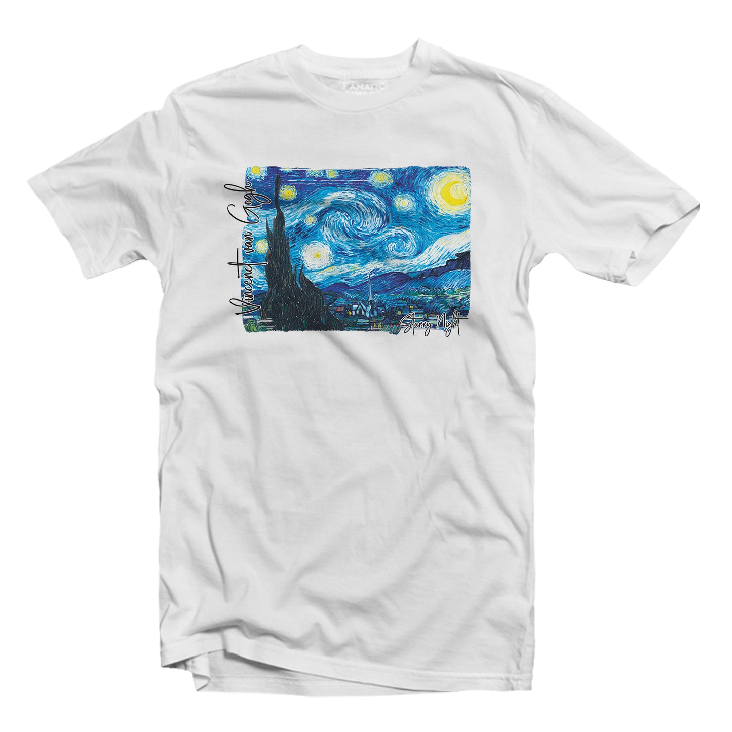 Playera La Noche Estrellada Caballero Corte Recto - Vincent van Gogh