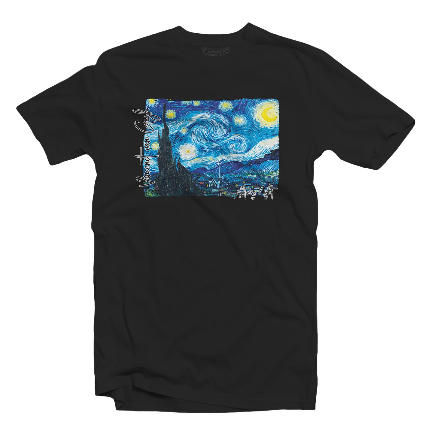 Playera La Noche Estrellada Caballero Corte Recto - Vincent van Gogh