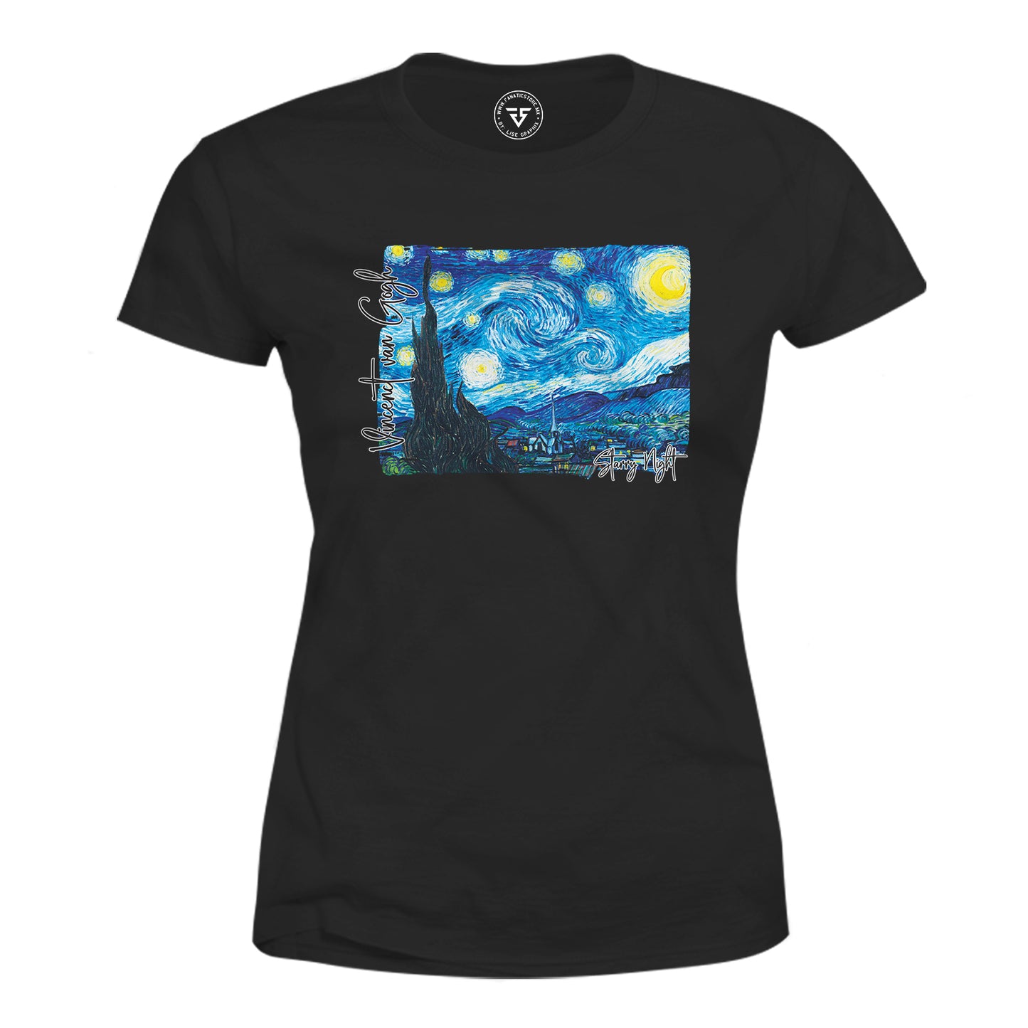 Playera Dama La Noche Estrellada - Vincent van Gogh