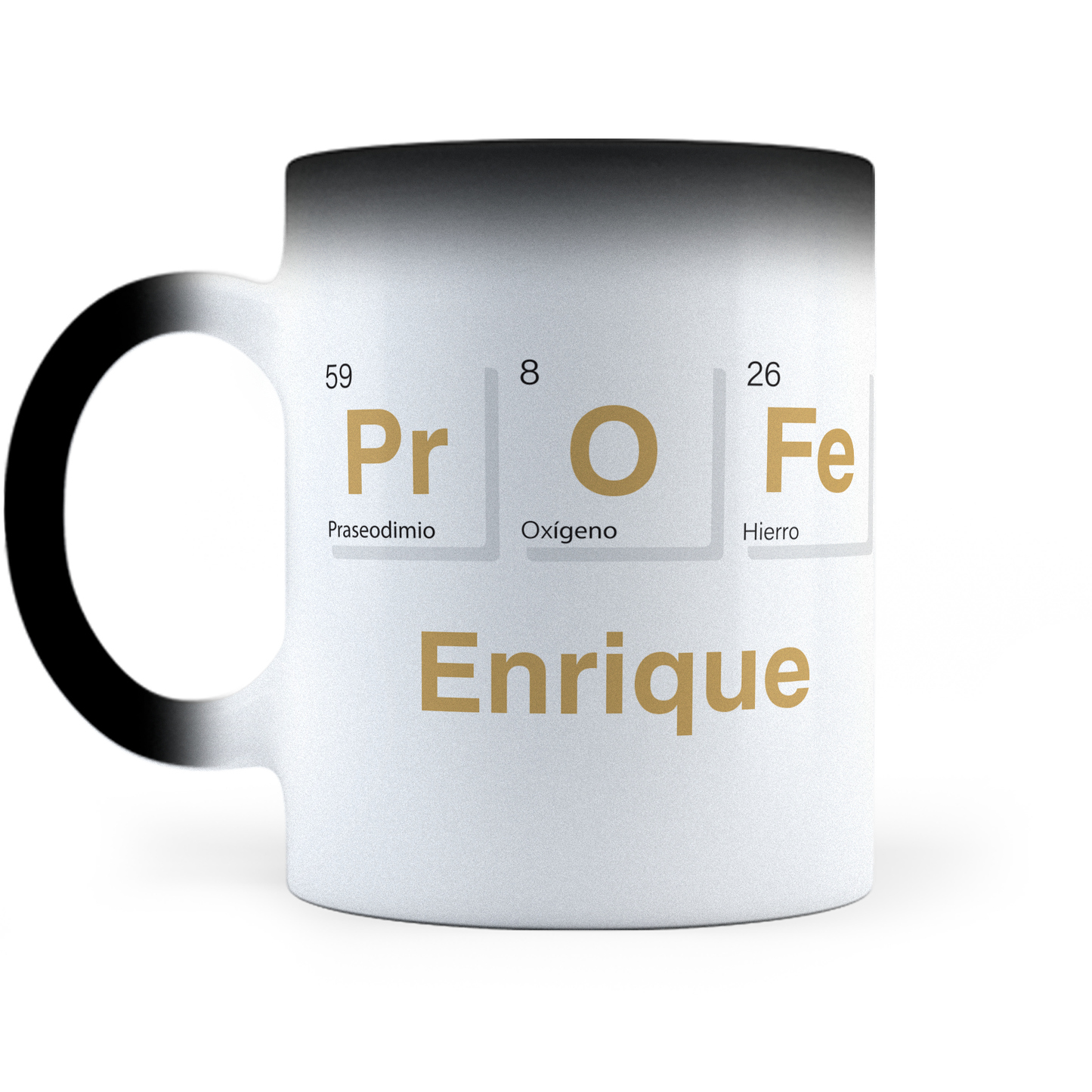 Taza Mágica Profesor Personalizada - Térmica 11 oz (320 ml)