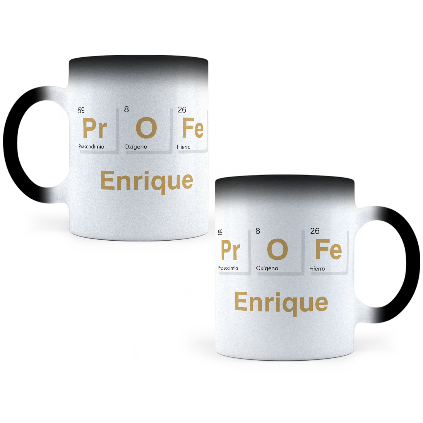 Taza Mágica Profesor Personalizada - Térmica 11 oz (320 ml)