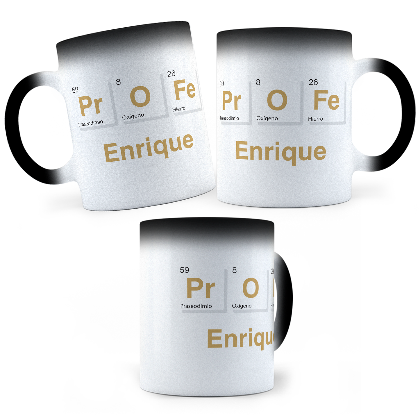Taza Mágica Profesor Personalizada - Térmica 11 oz (320 ml)
