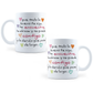 Taza Que Todo Lo Bueno Se Quede Contigo -  11Oz (320 ml)