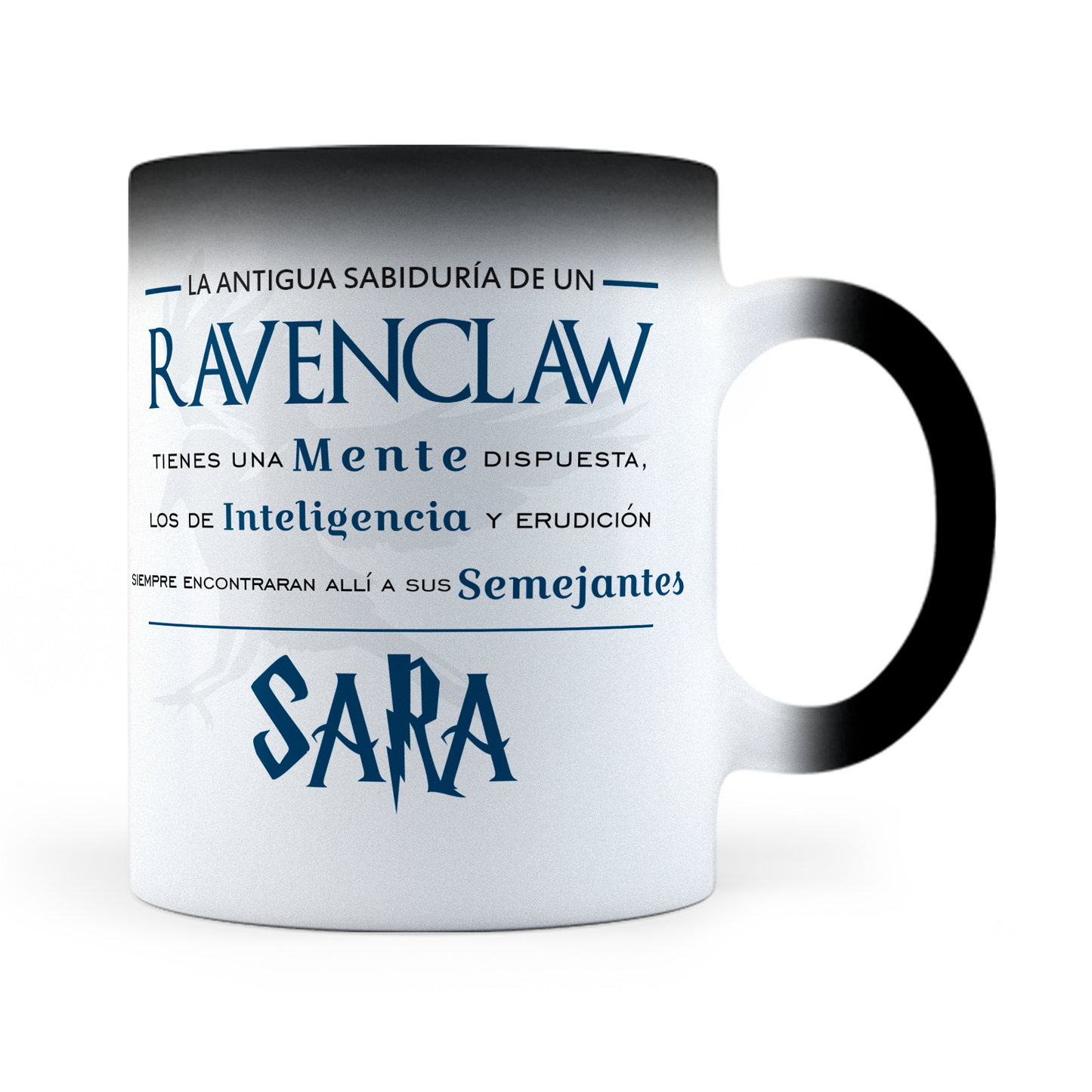 Taza Mágica Personalizada Ravenclaw Harry Potter -  Térmica 11 oz (320 ml)