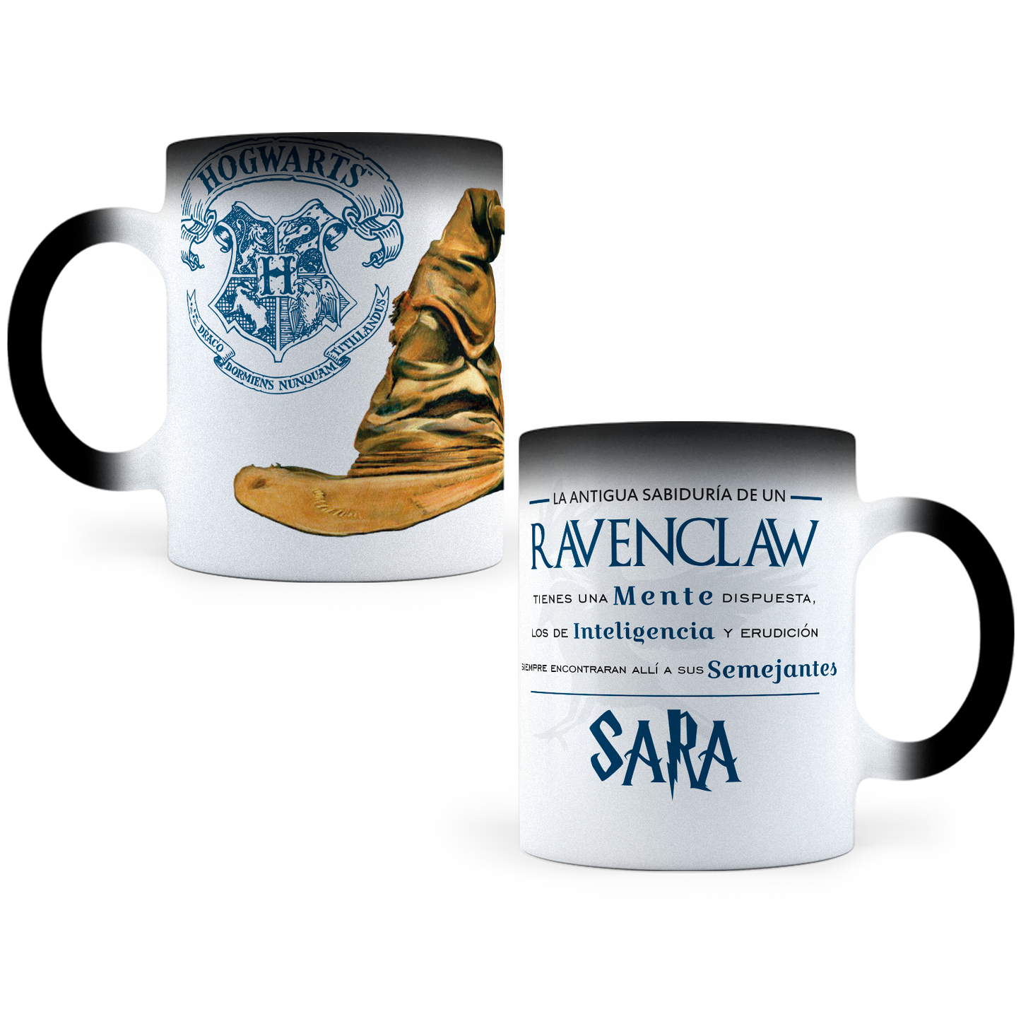 Taza Mágica Personalizada Ravenclaw Harry Potter -  Térmica 11 oz (320 ml)