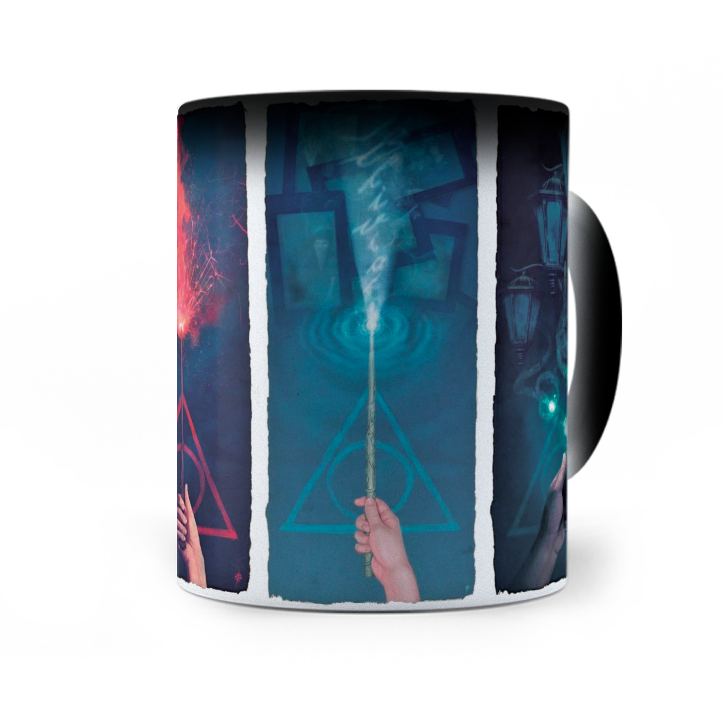Taza Mágica Harry Potter Reliquias - Térmica 11 oz (320 ml)