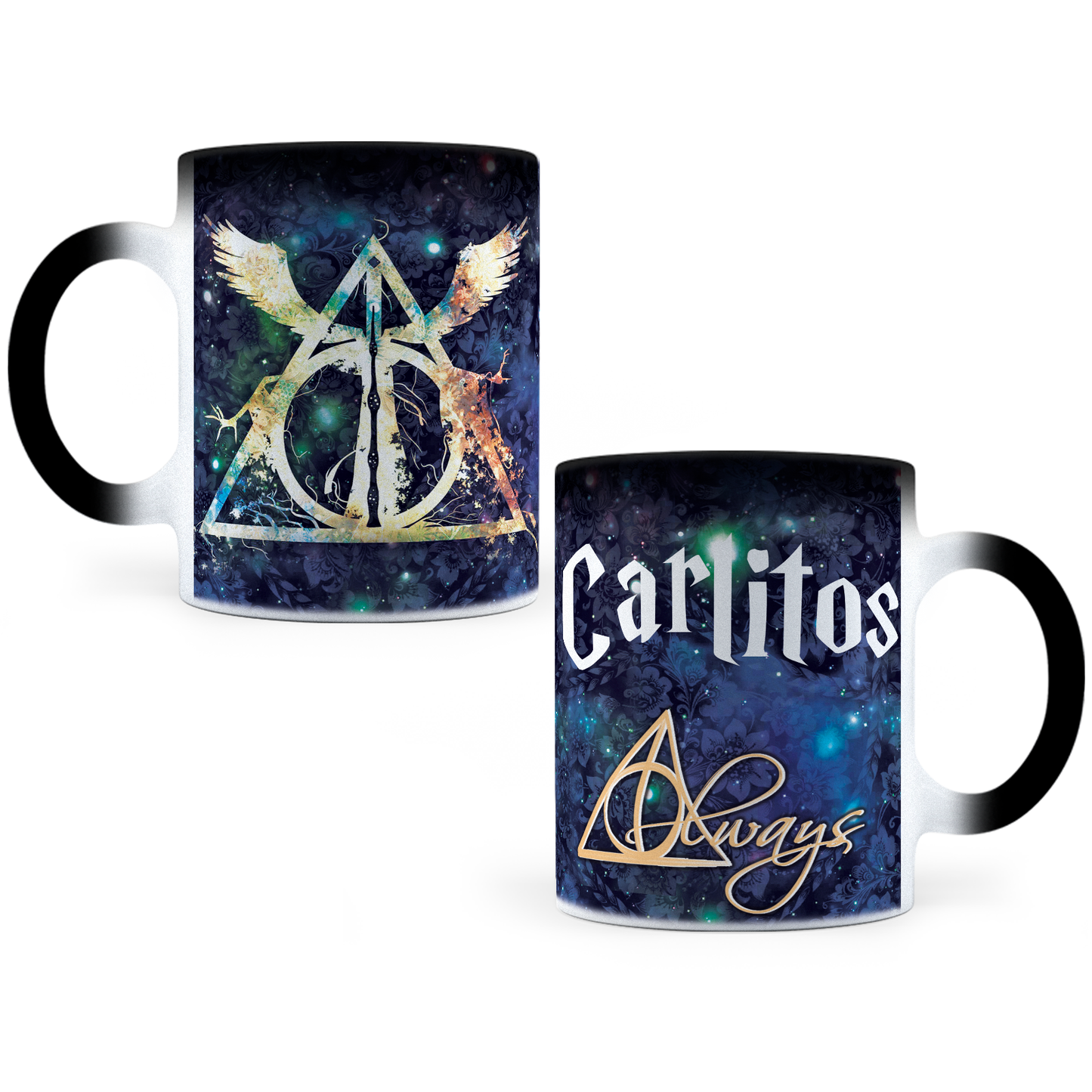 Taza Mágica Harry Potter Reliquias Personalizada -  Térmica 11 oz (320 ml)
