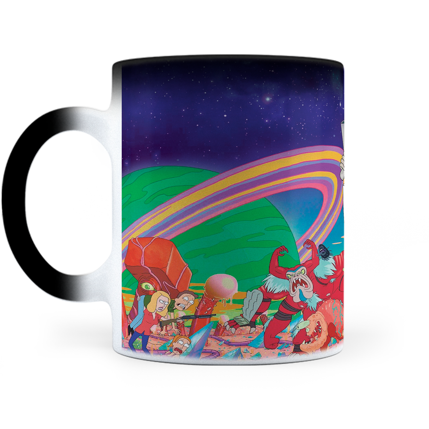 Taza Mágica Rick And Morty - Térmica 11 oz (320 ml)