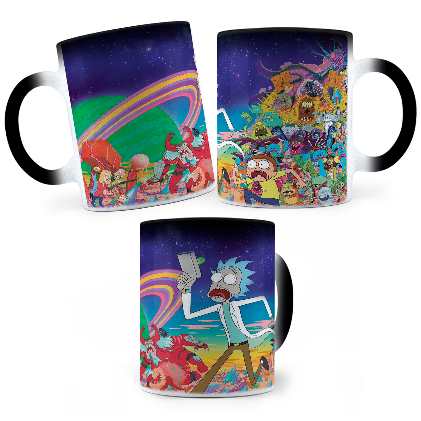 Taza Mágica Rick And Morty - Térmica 11 oz (320 ml)