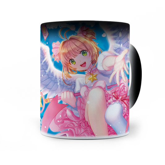 Taza Mágica Sakura Card Captor -  Térmica 11 oz (320 ml)