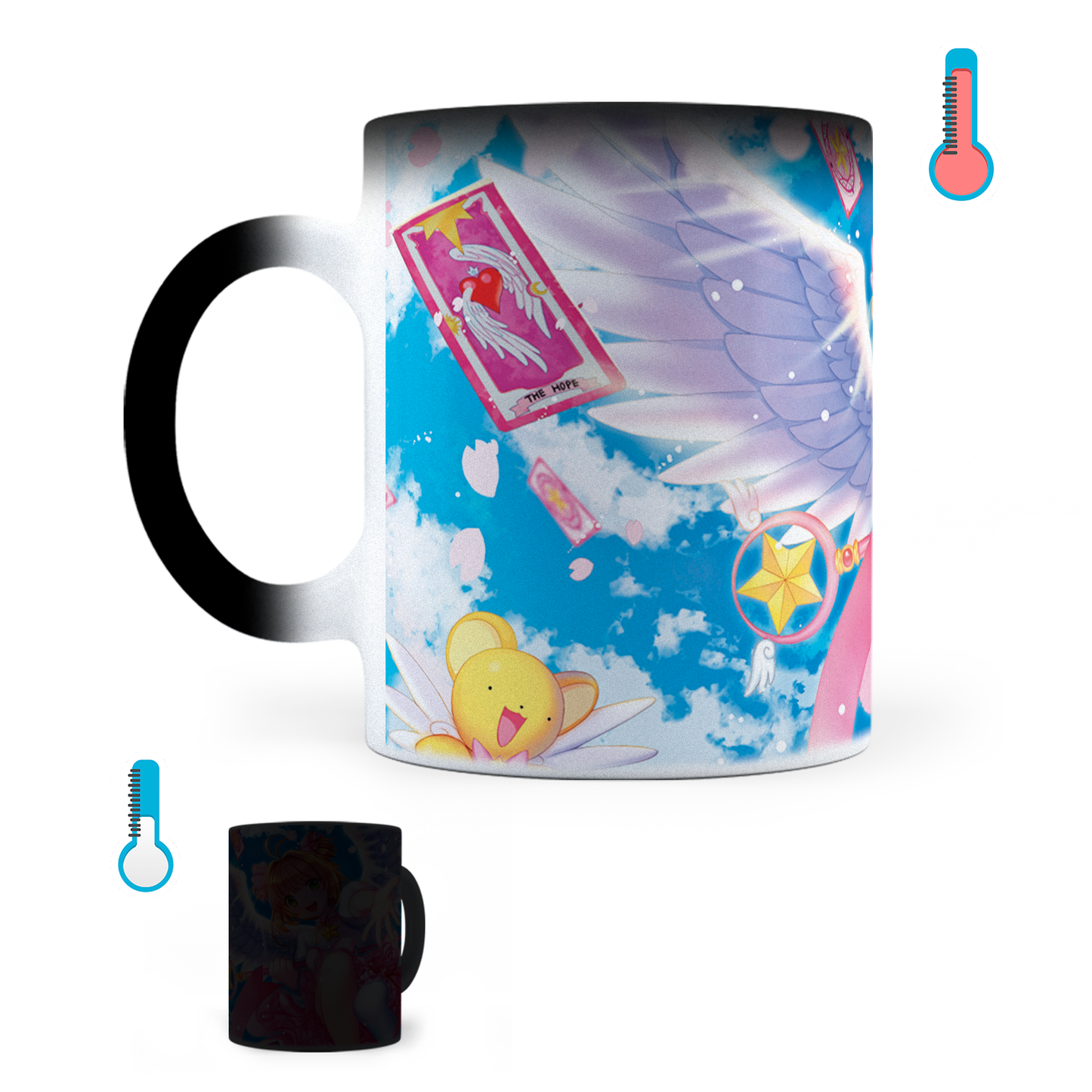 Taza Mágica Sakura Card Captor -  Térmica 11 oz (320 ml)
