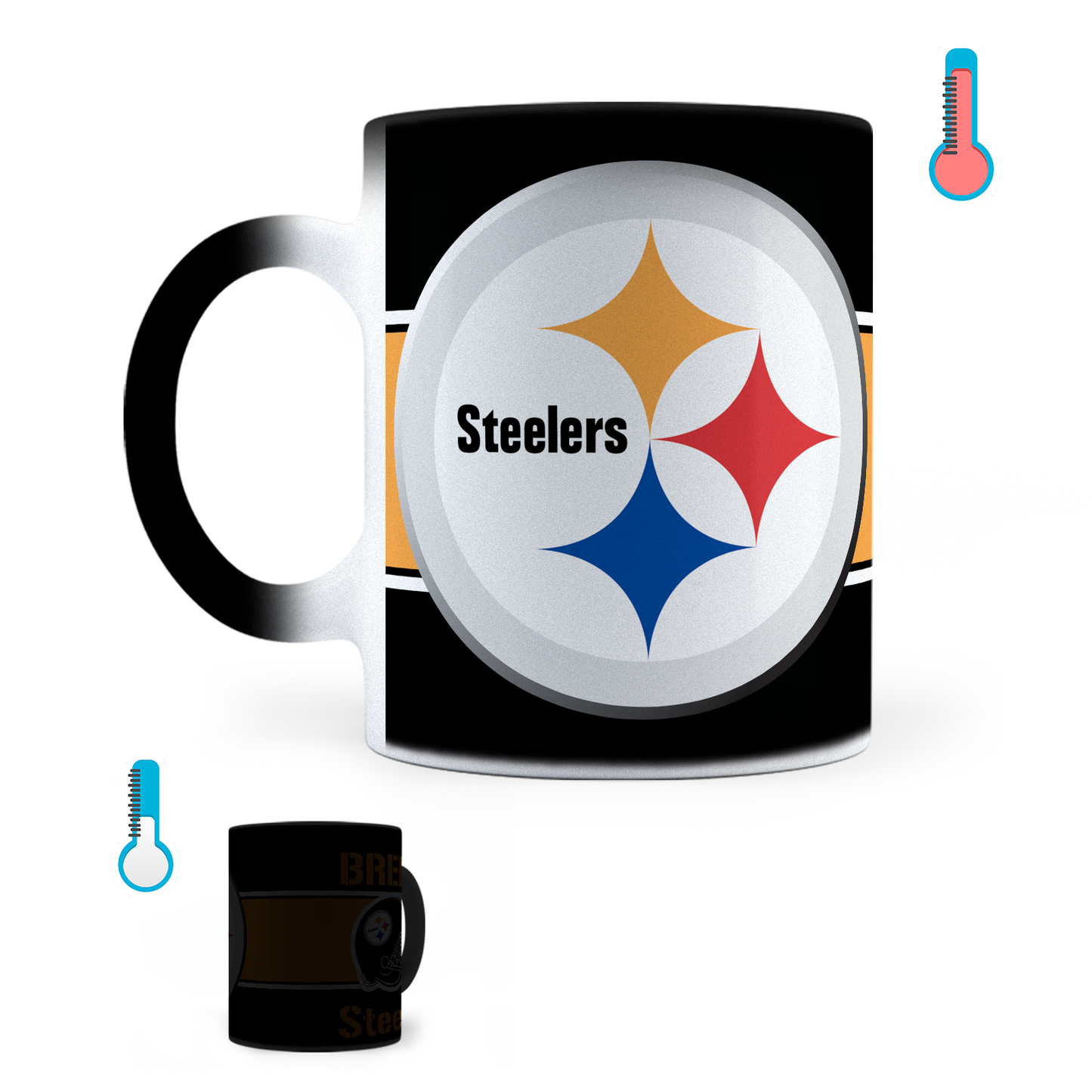 Taza Mágica Personalizada - Equipos De Fútbol Americano -  Térmica 11 oz (320 ml)
