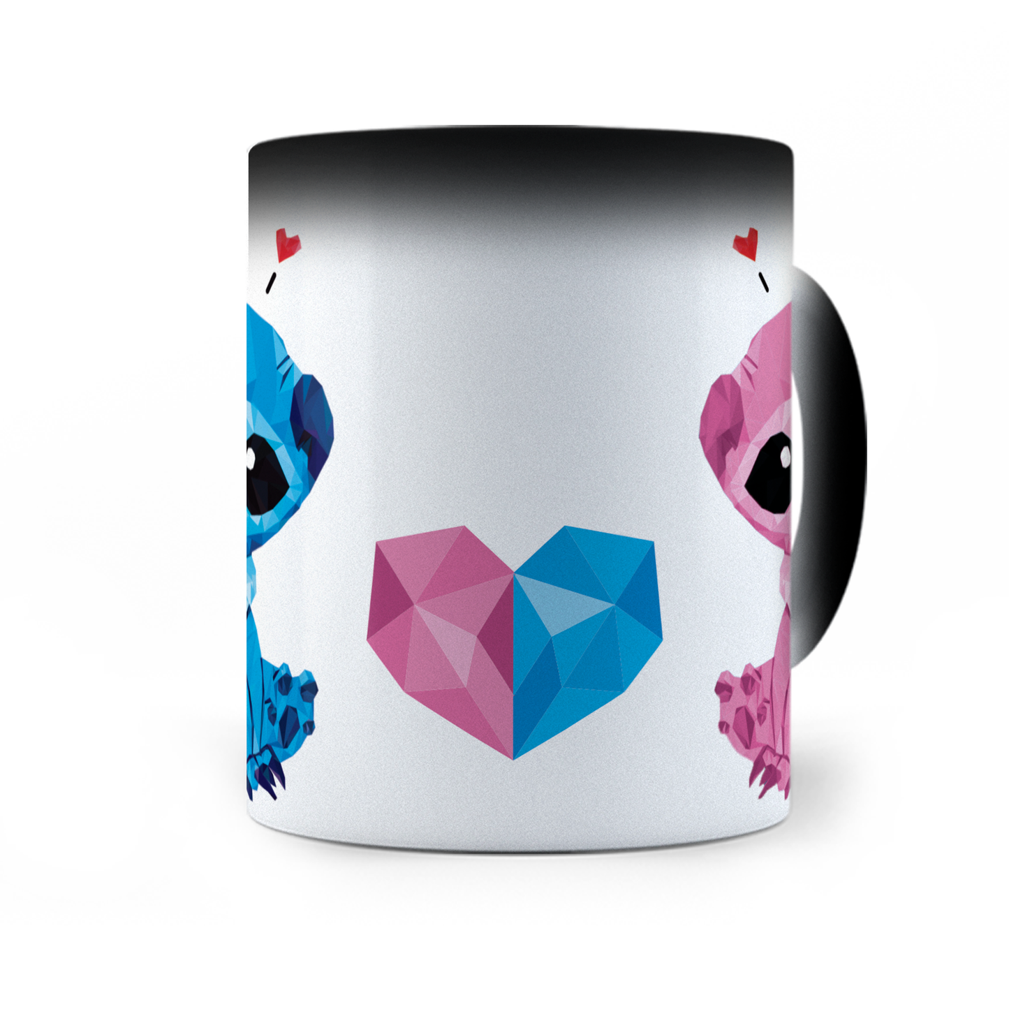 Taza Mágica Stitch / Novia - Térmica 11 oz (320 ml)