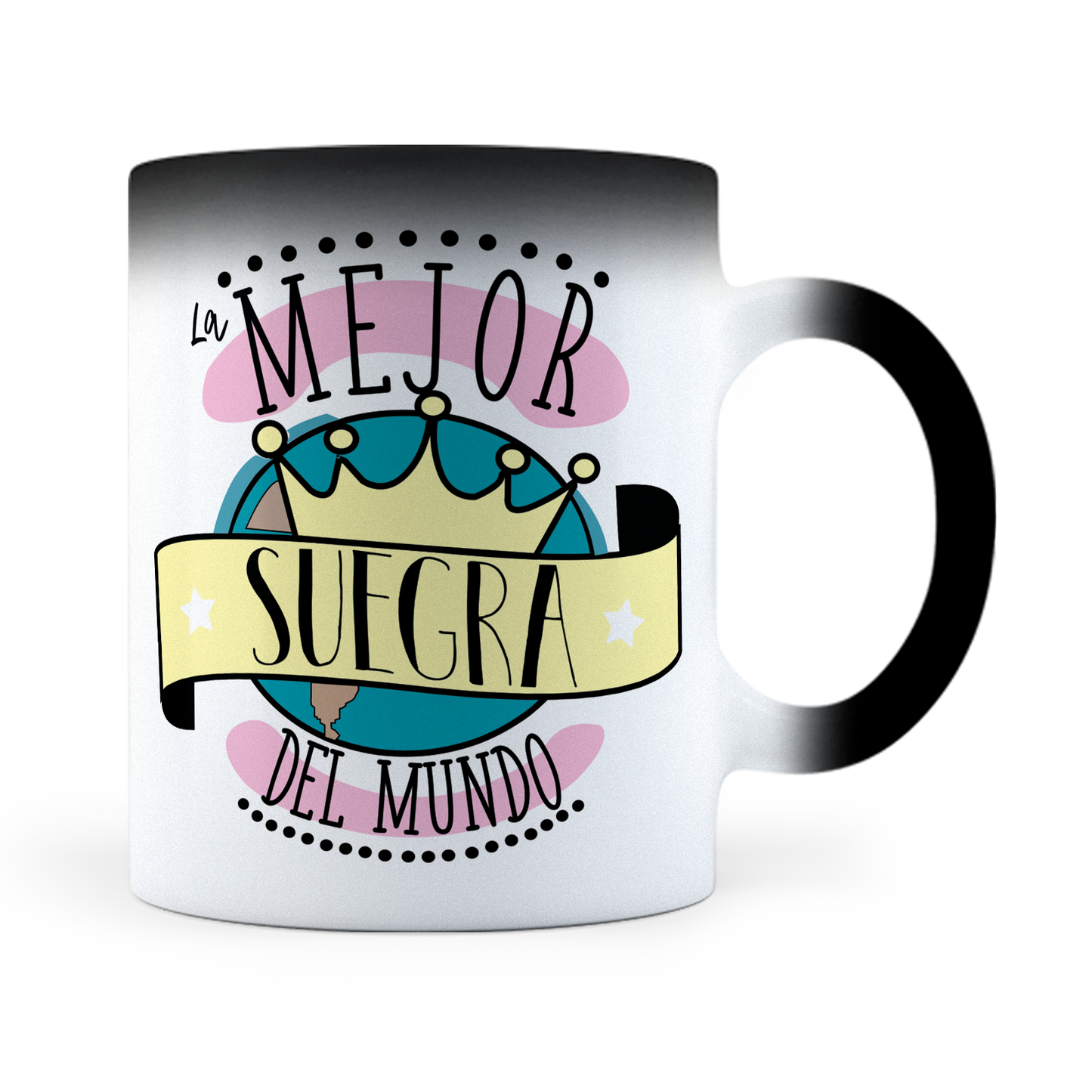 Taza Mágica La Mejor Suegra Del Mundo - Térmica 11 oz (320 ml)