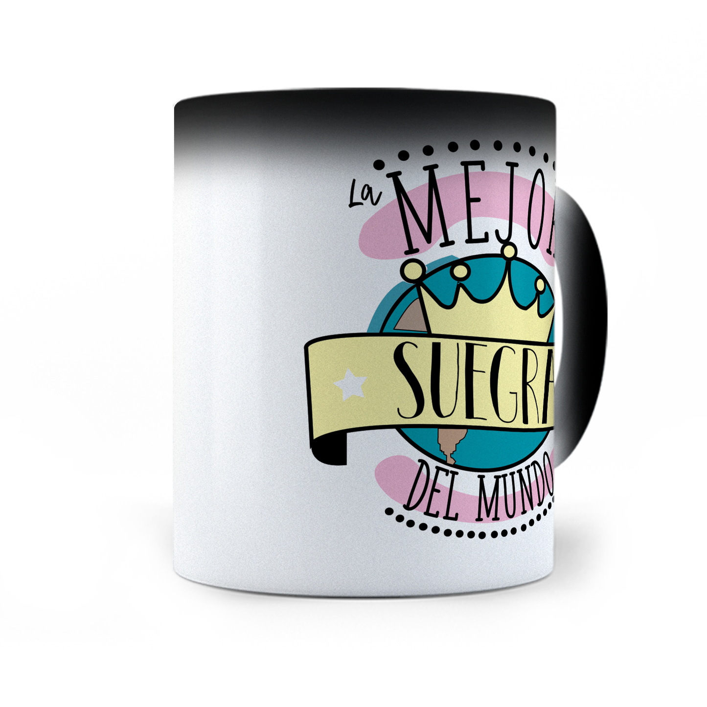 Taza Mágica La Mejor Suegra Del Mundo - Térmica 11 oz (320 ml)