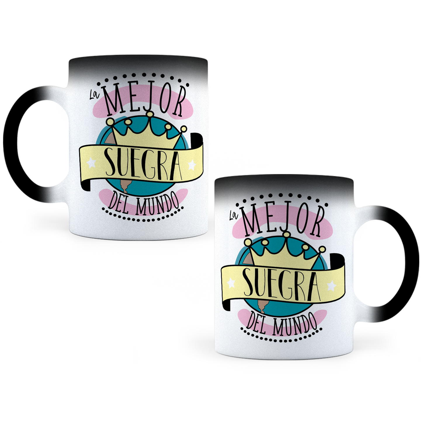 Taza Mágica La Mejor Suegra Del Mundo - Térmica 11 oz (320 ml)