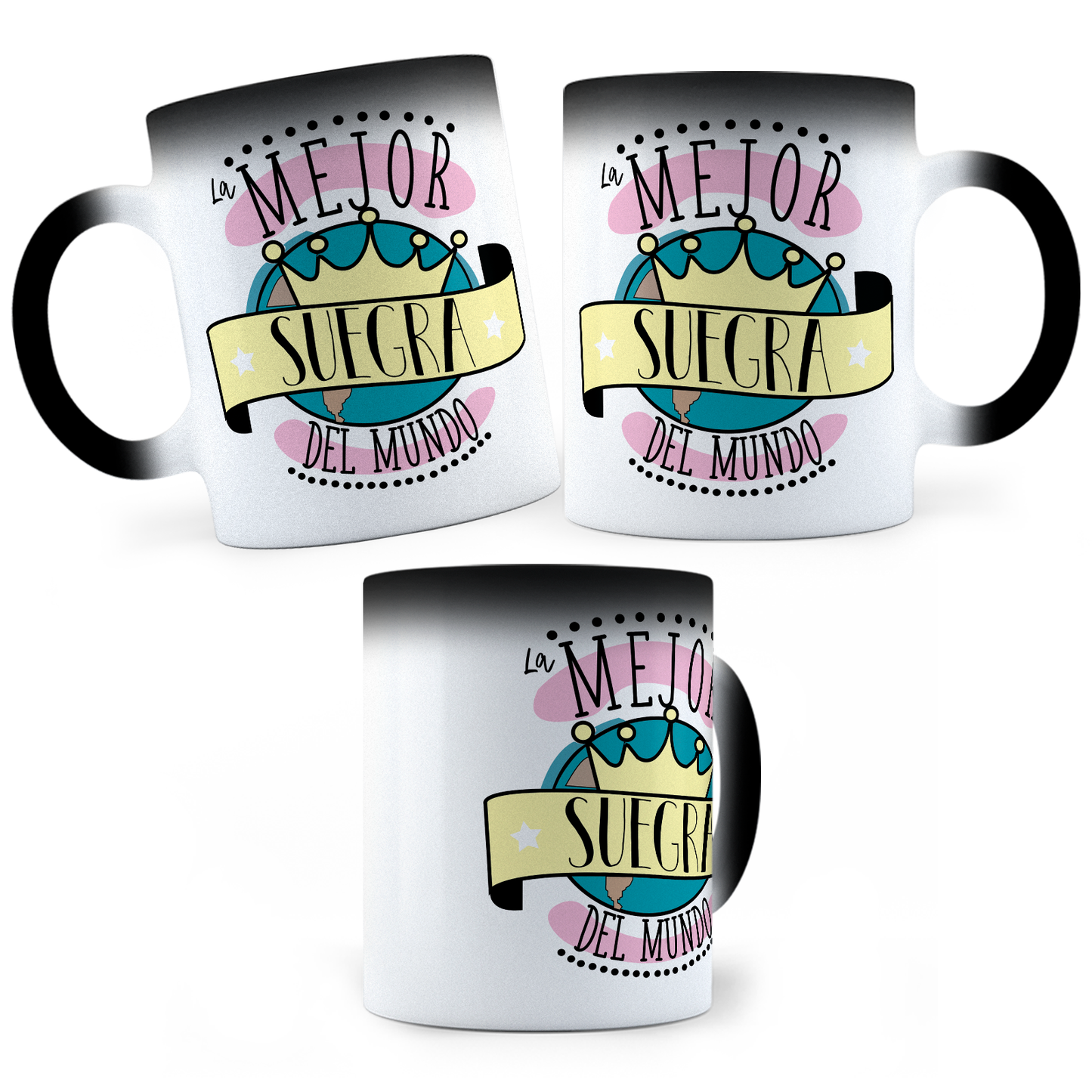 Taza Mágica La Mejor Suegra Del Mundo - Térmica 11 oz (320 ml)