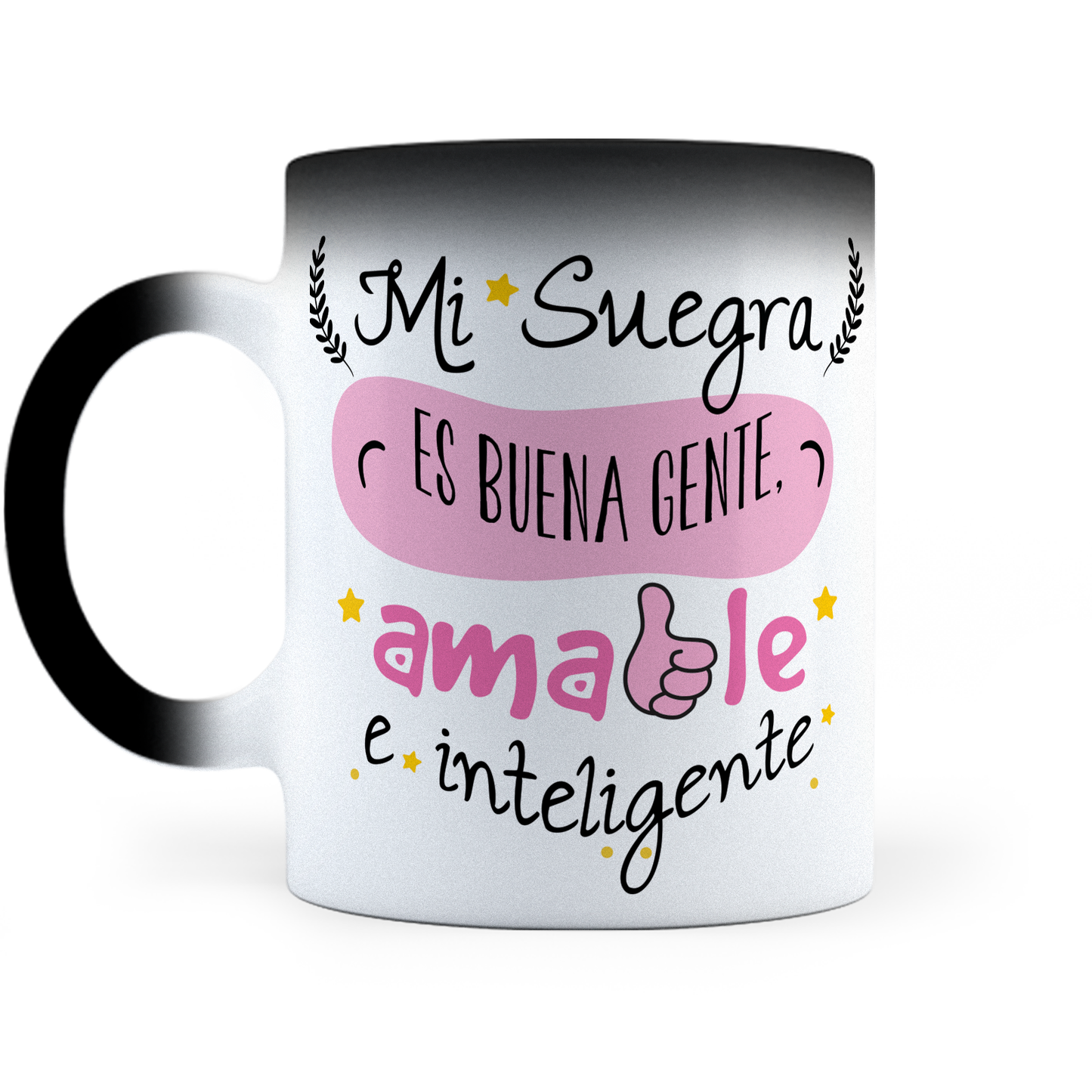 Taza Mágica Mi Suegra Es Buena Gente -  Térmica 11 oz ml (320)