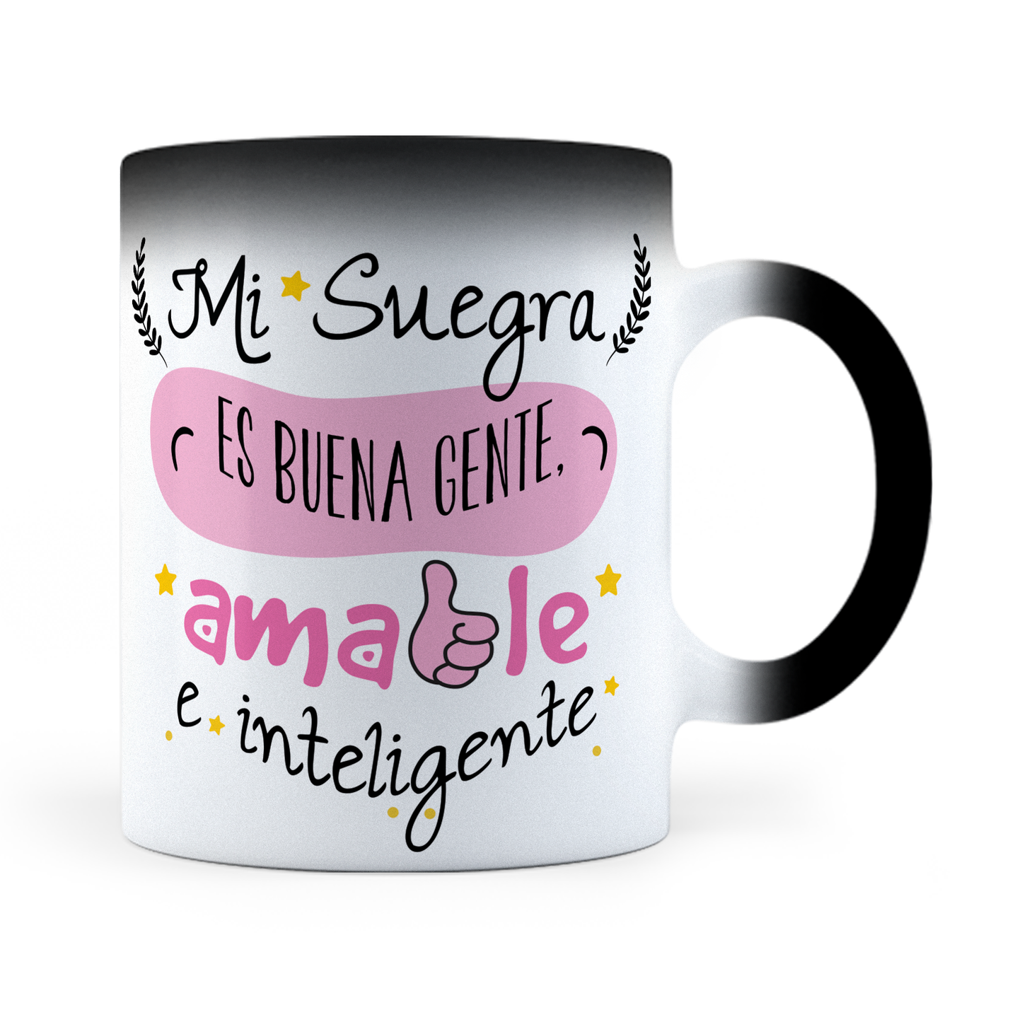 Taza Mágica Mi Suegra Es Buena Gente -  Térmica 11 oz ml (320)