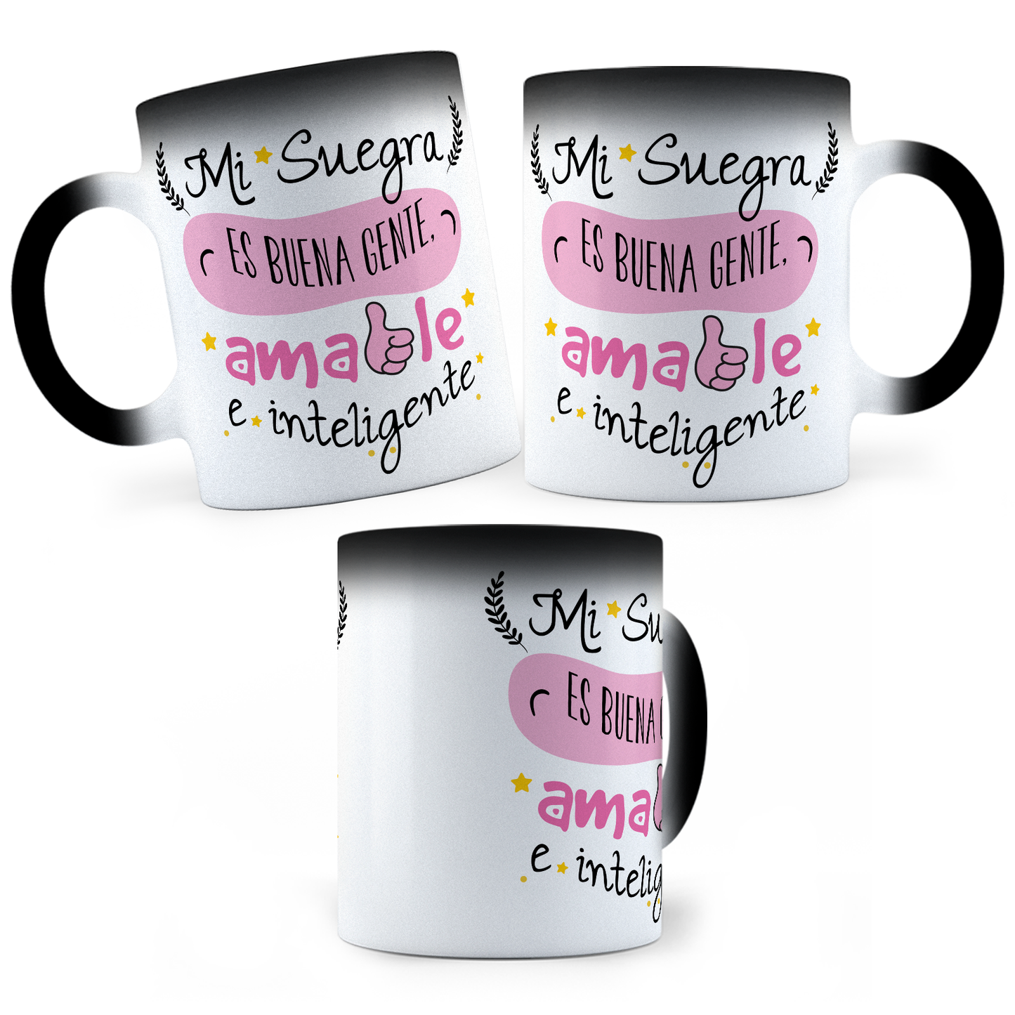 Taza Mágica Mi Suegra Es Buena Gente -  Térmica 11 oz ml (320)