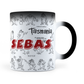 Taza Mágica Demonio De Tasmania Personalizada -  Térmica 11 oz (320 ml)