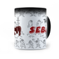 Taza Mágica Demonio De Tasmania Personalizada -  Térmica 11 oz (320 ml)