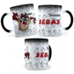 Taza Mágica Demonio De Tasmania Personalizada -  Térmica 11 oz (320 ml)
