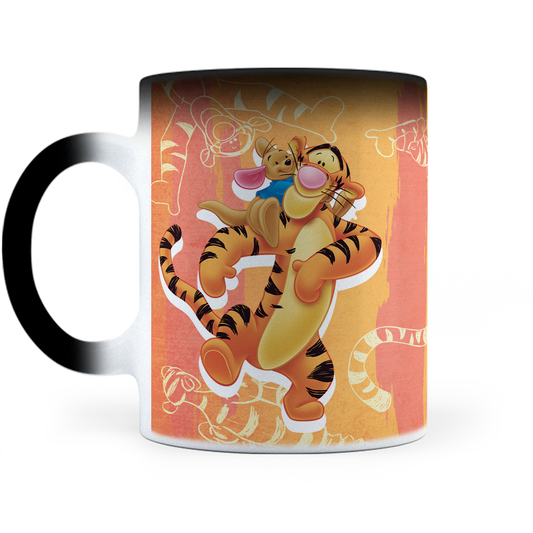 Taza Mágica Tigger Winnie Pooh Personalizada - Térmica 11 oz (320 ml)
