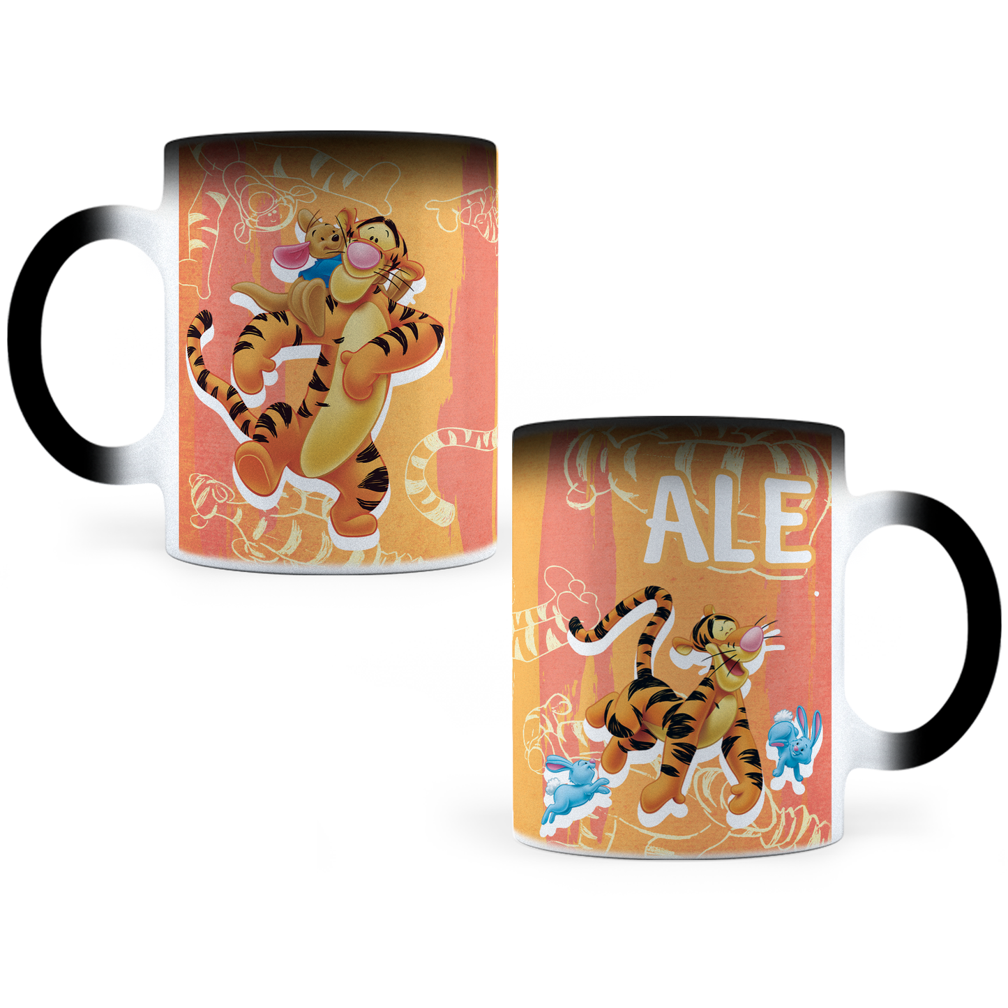 Taza Mágica Tigger Winnie Pooh Personalizada - Térmica 11 oz (320 ml)