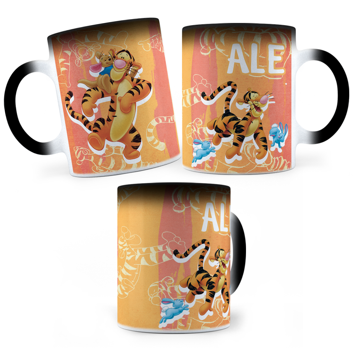 Taza Mágica Tigger Winnie Pooh Personalizada - Térmica 11 oz (320 ml)
