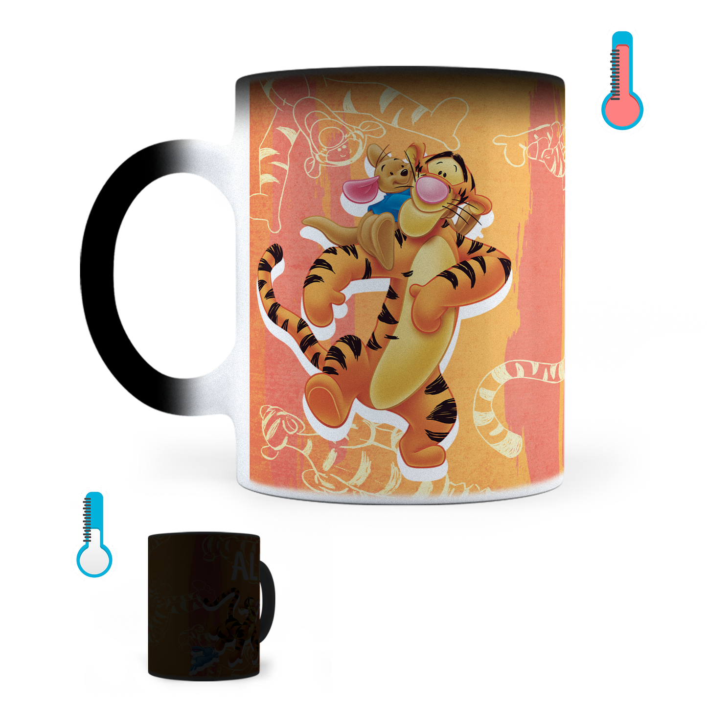 Taza Mágica Tigger Winnie Pooh Personalizada - Térmica 11 oz (320 ml)