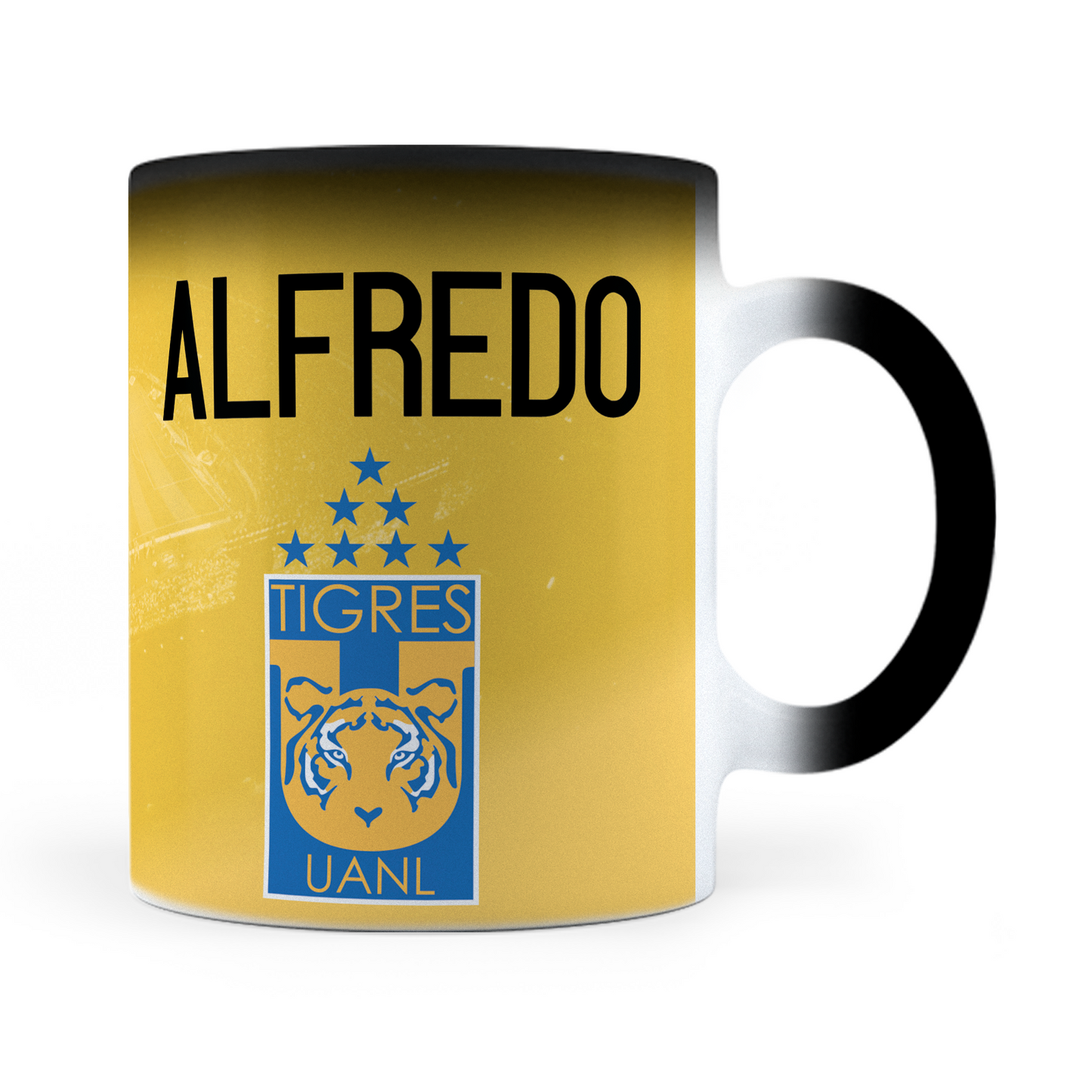 Taza Mágica Tigres Personalizada - Térmica 11 oz (320 ml)