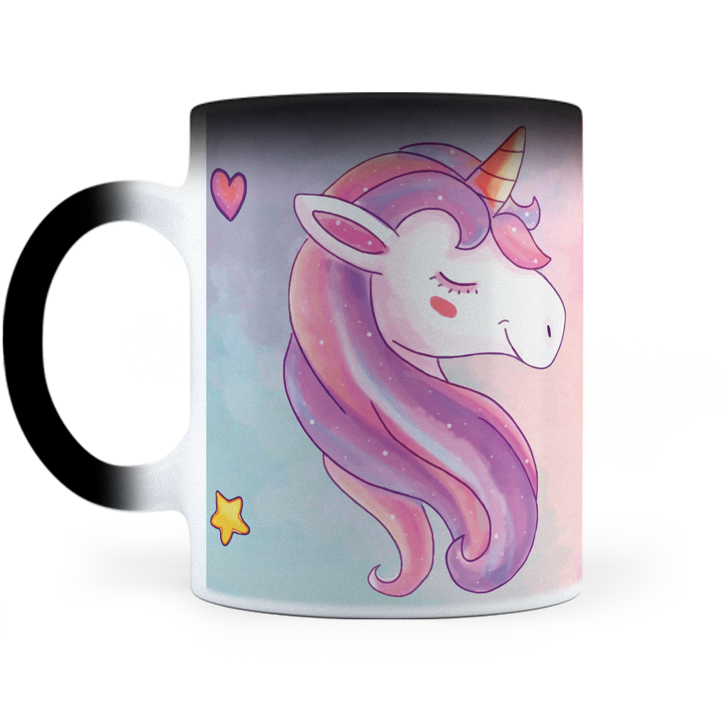 Taza Mágica Unicornio Personalizada -  Térmica 11 oz (320 ml)