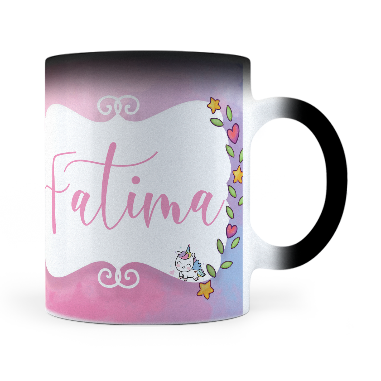 Taza Mágica Unicornio Personalizada -  Térmica 11 oz (320 ml)