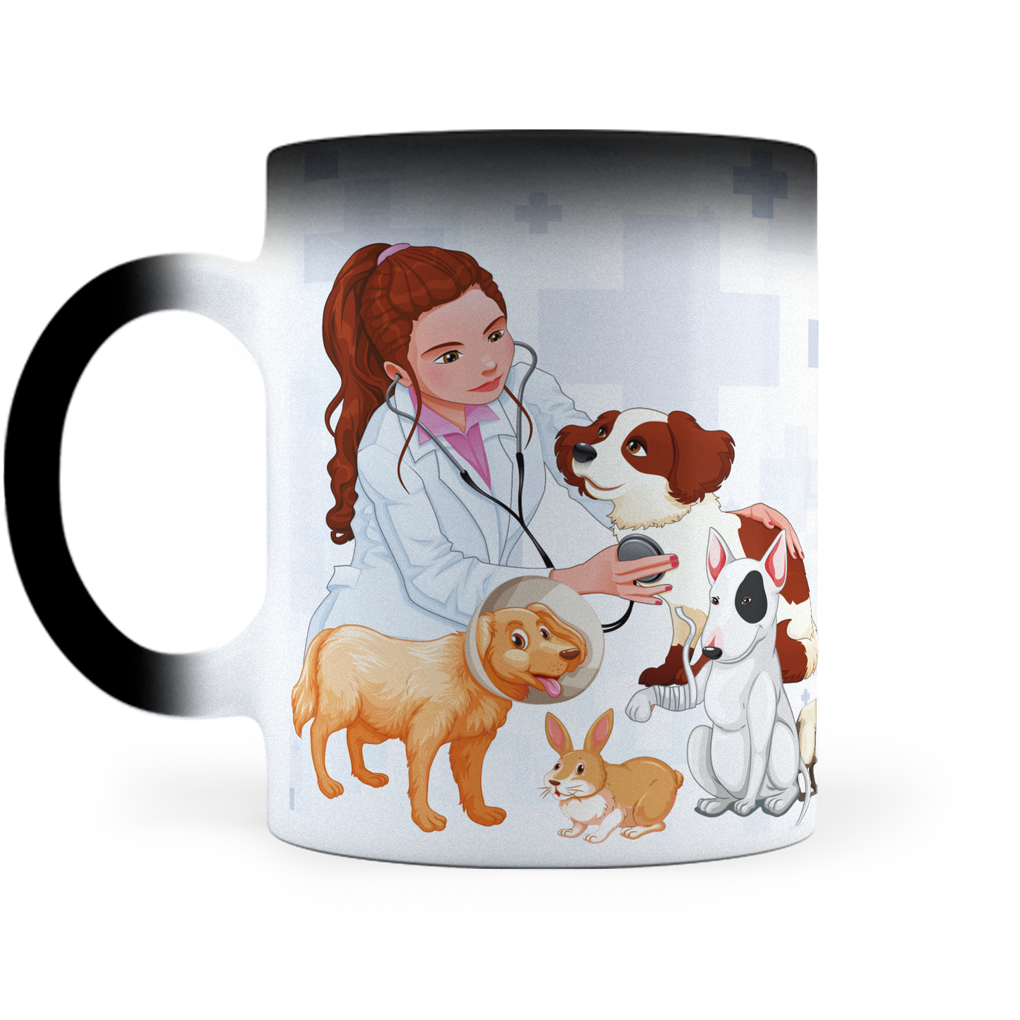 Taza Mágica Veterinaria Personalizada -  Térmica 11 oz (320 ml)