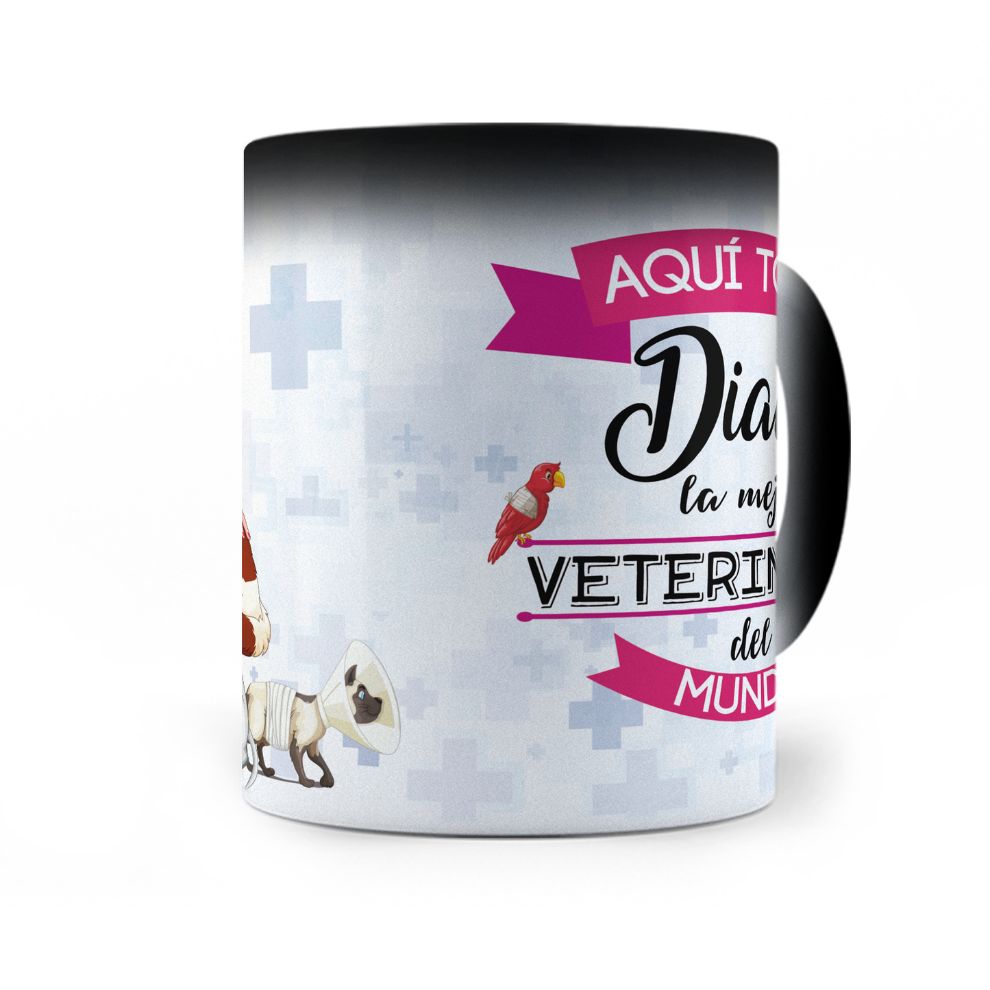 Taza Mágica Veterinaria Personalizada -  Térmica 11 oz (320 ml)