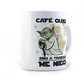Taza Café Quiero, Sino a Trabajar Me Niego -  11Oz (320 ml)