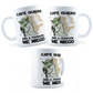 Taza Café Quiero, Sino a Trabajar Me Niego -  11Oz (320 ml)