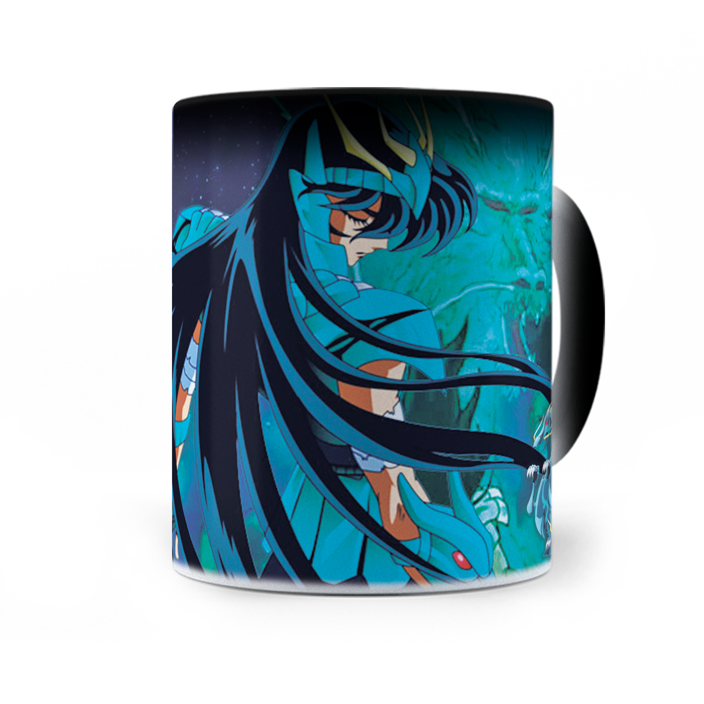 Taza Mágica Dragón Shiryu Caballeros Del Zodiaco - Térmica 11 oz (320 ml)