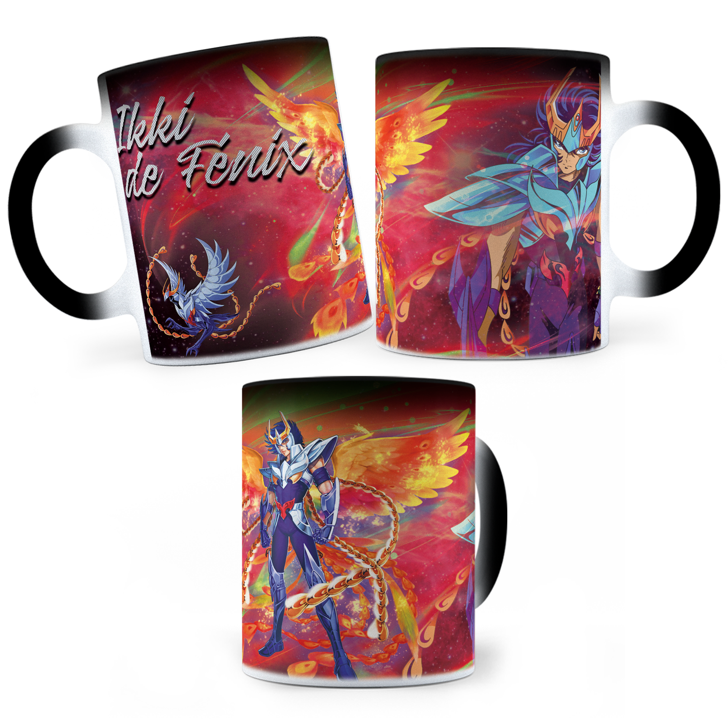 Taza Mágica Ikki De Fénix - Térmica 11 oz (320 ml)