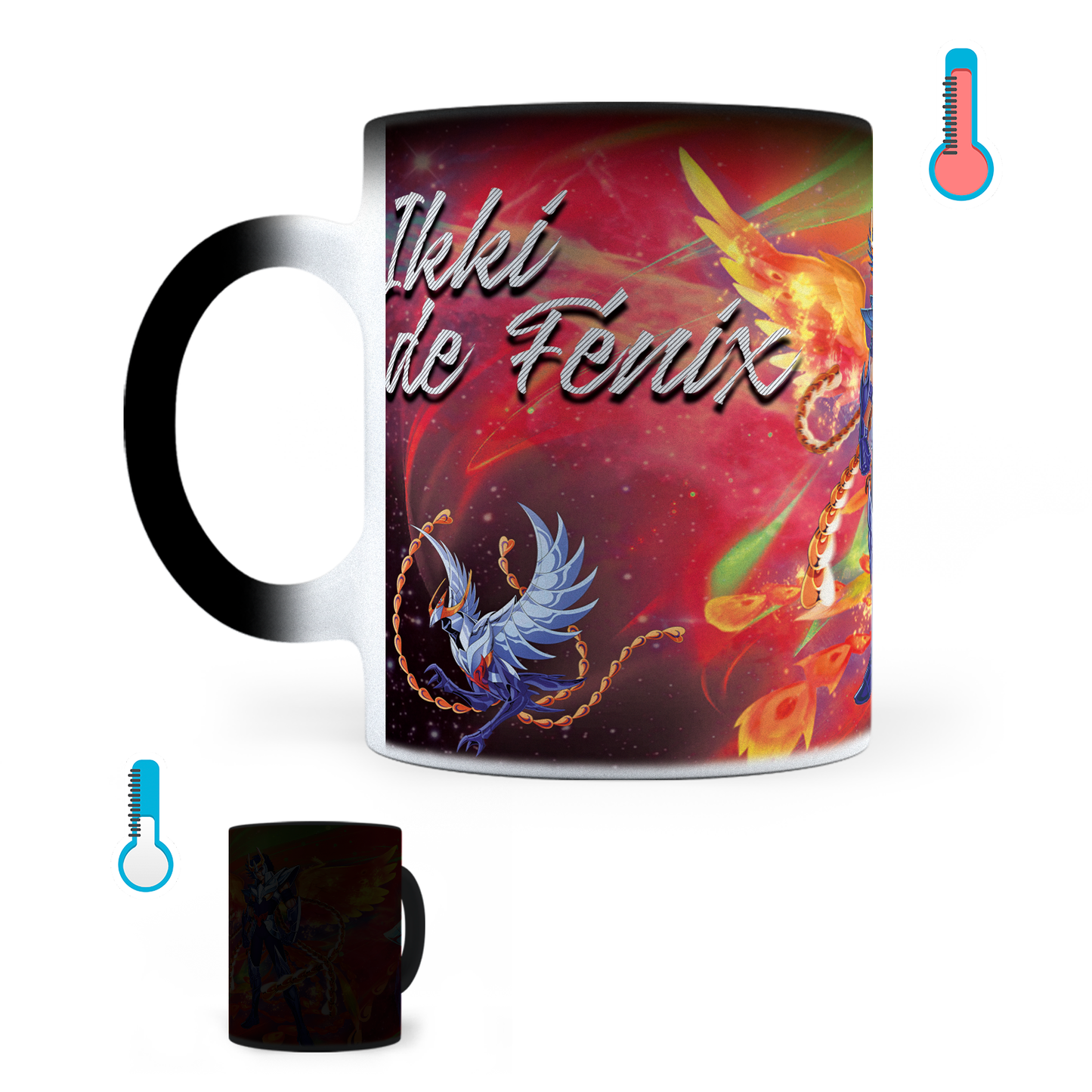 Taza Mágica Ikki De Fénix - Térmica 11 oz (320 ml)
