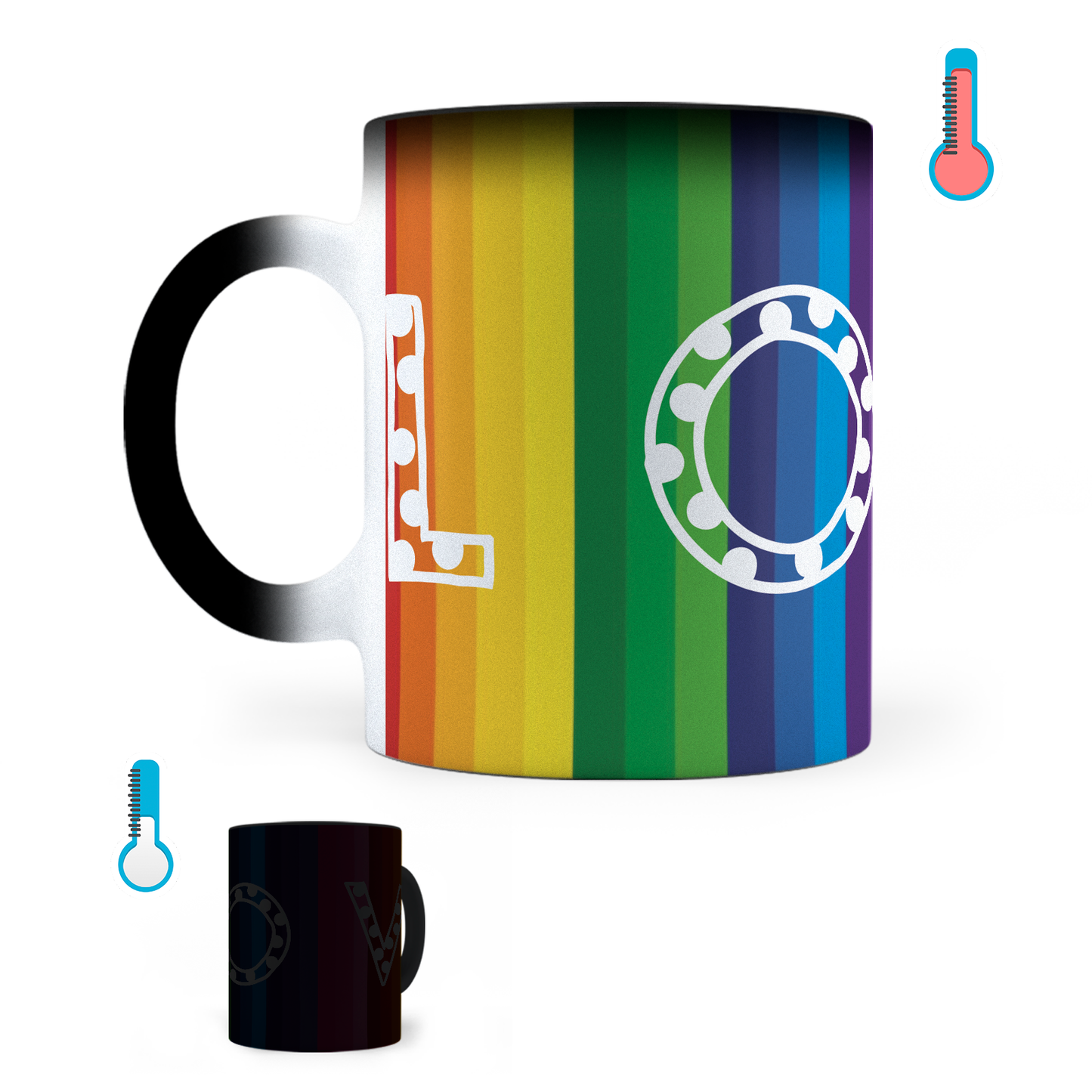 Taza Mágica Pride - Térmica 11 oz (320 ml)