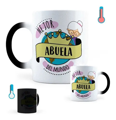 Taza Mágica La Mejor Abuelita Del Mundo