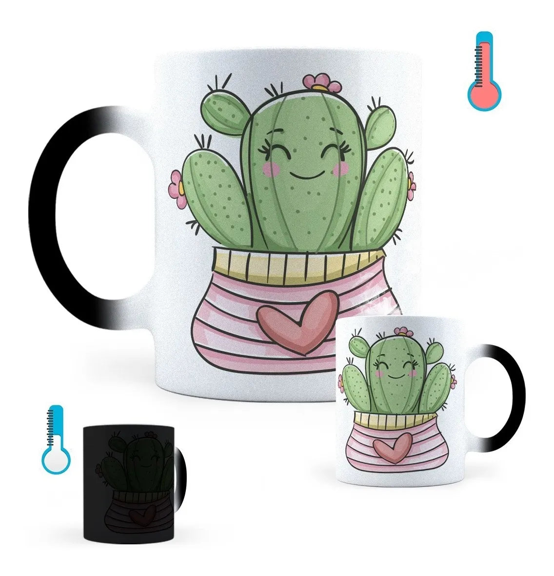 Taza Mágica Cactus Love