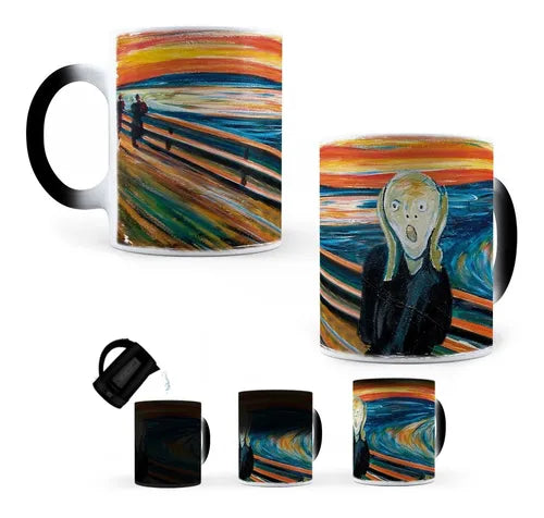 Taza Mágica El Grito - De Edvard Munch